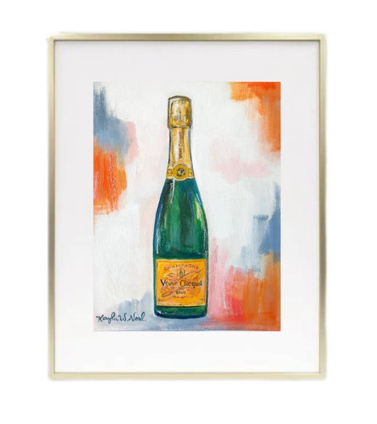Veuve Cliquot Champagne Print